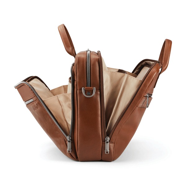 SAMSONITE CLASSIC LEATHER OUVERTURE PAR LE HAUT