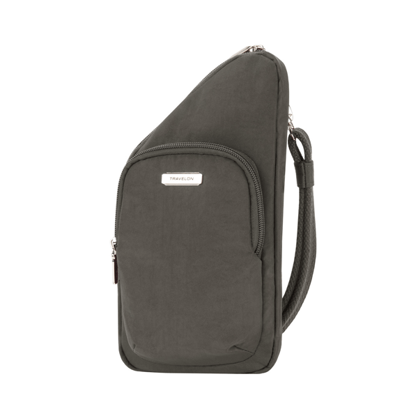 TRAVELON MINI SAC À BANDOULIÈRE ASYMÉTRIQUE ANTIVOL