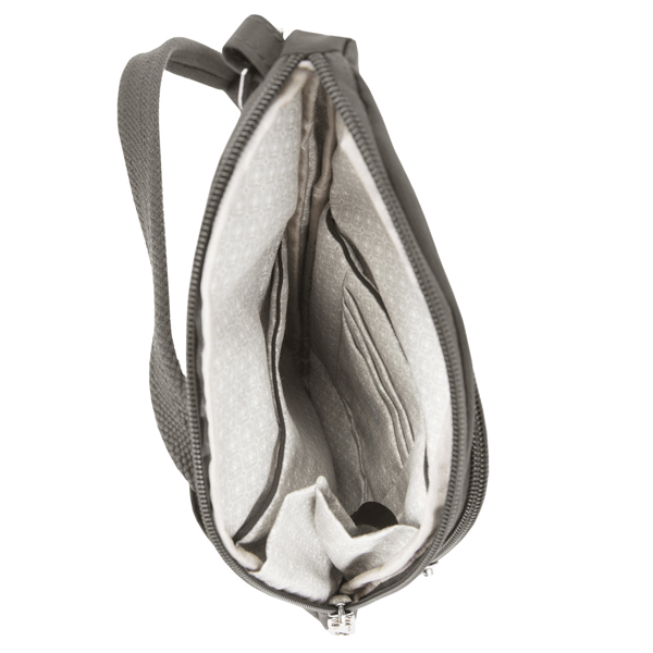 TRAVELON MINI SAC À BANDOULIÈRE ASYMÉTRIQUE ANTIVOL